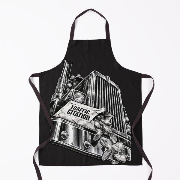 Item preview, Chrome Big Rig Trucker & Traffic Citation designed and sold by NomadForge.