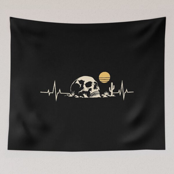 Item preview, Desert Skull Under a Golden Sunset designed and sold by Crunchy-Sante.
