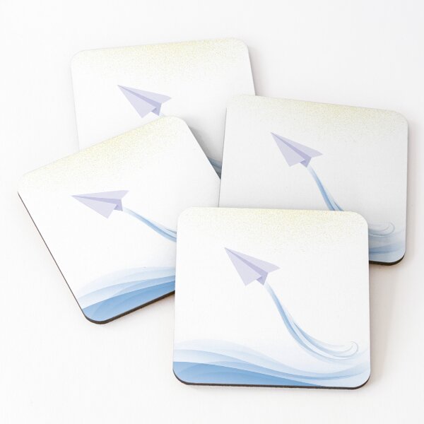 Item preview, Minimalist Paper Plane Gradient Loop designed and sold by LuxAir.