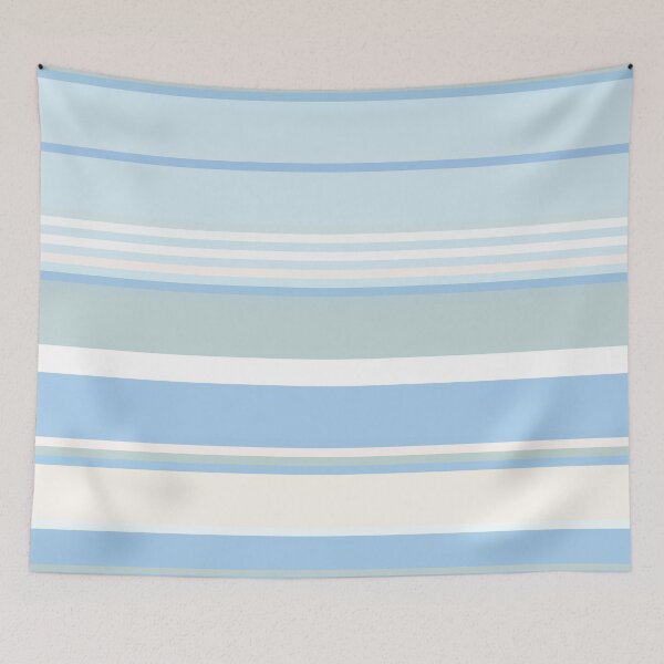 Item preview, Abstract Light Blue Horizontal Stripes designed and sold by TwelveParties.
