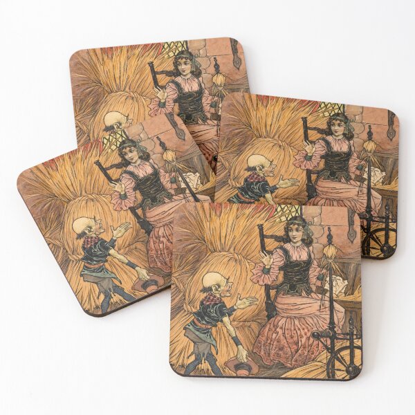 Item preview, Rumpelstiltskin Fairy Tale Wall Art, Vintage Grimm's Fairy Tales Illustration by Charles Folkard designed and sold by RickE.
