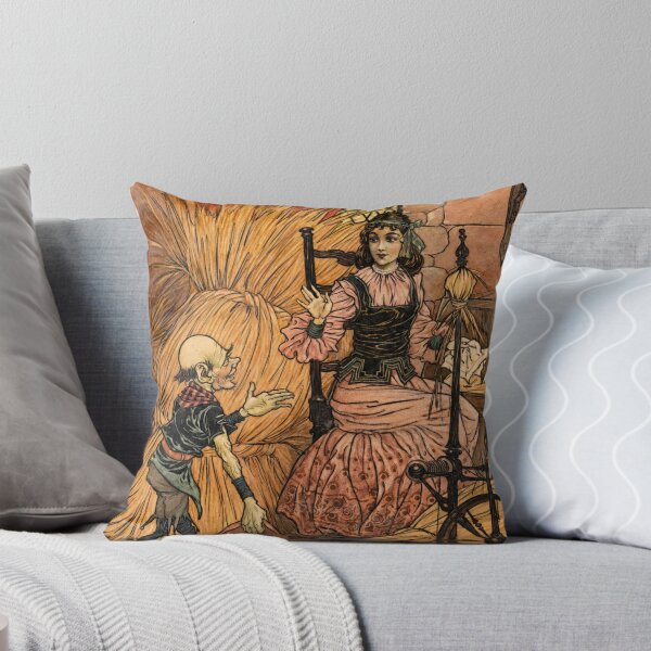 Item preview, Rumpelstiltskin Fairy Tale Wall Art, Vintage Grimm's Fairy Tales Illustration by Charles Folkard designed and sold by RickE.