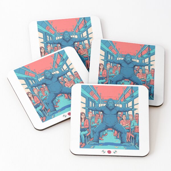 Item preview, Bigfoot Bus Yoga Commute - Warrior Pose Transit Humor designed and sold by Whimsy Trail Co.