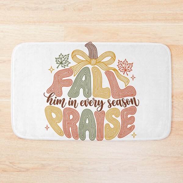 Item preview, Fall Praise Him In Every Season – Retro Christian Autumn Pumpkin Bow Faith Typography designed and sold by Jose Art Studio.