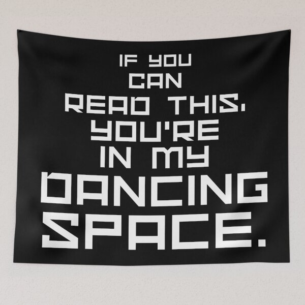 Item preview, DANCING SPACE (WHITE) designed and sold by SamClubwear.