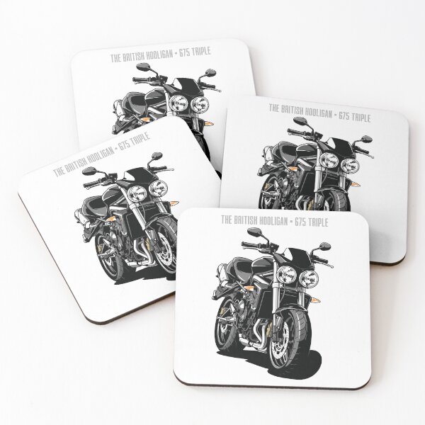 Item preview, The British Hooligan – 675 Street Triple Motorcycle Art designed and sold by tupaffi.