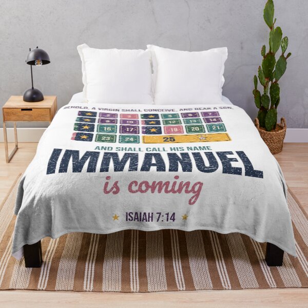 Item preview, Immanuel Is Coming Isaiah 7:14 Advent Calendar Christmas Countdown designed and sold by ebocraft.
