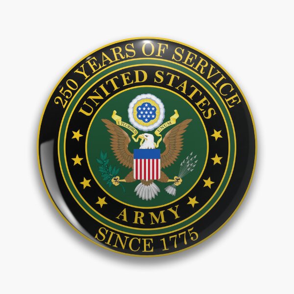 Item preview, US Army 250 Years - Military Emblem designed and sold by DGMaxShop.