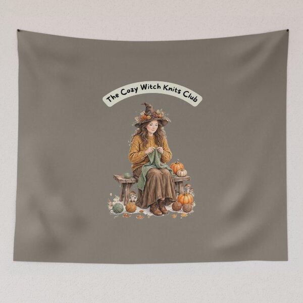Item preview, The cozy witch knits club by PanaluPrint designed and sold by PanaluPrint .