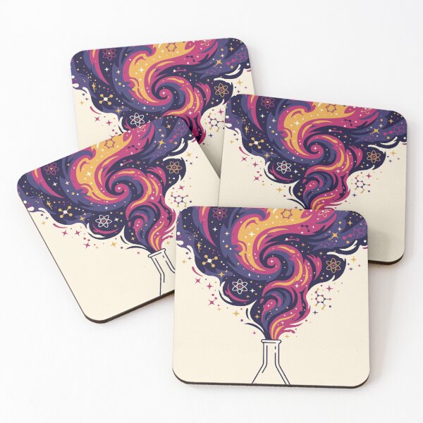 Item preview, Chemistry Overreaction Cosmic Nebula Science Art Print designed and sold by Wall-e-artist.