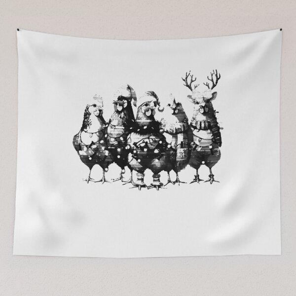 Item preview, FUNNY CHICKEN CHRISTMAS LIGHTS FARM ANIMAIL  designed and sold by Heropkiwe.