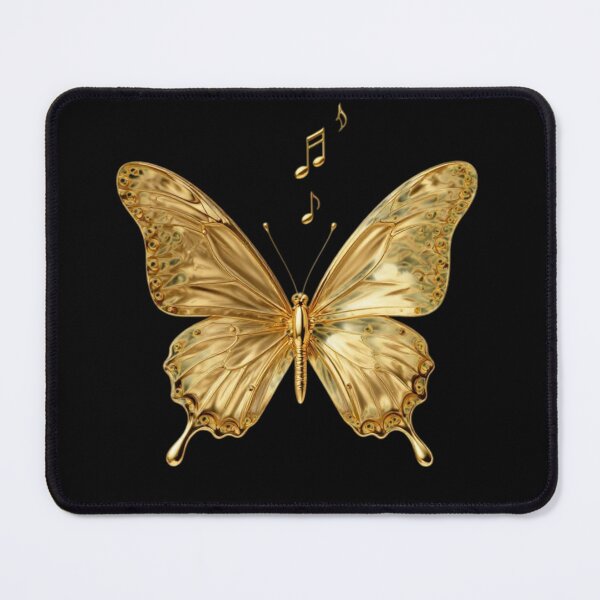 Item preview, Solenne Gold Butterfly and Musical Notes designed and sold by Solenne Music.