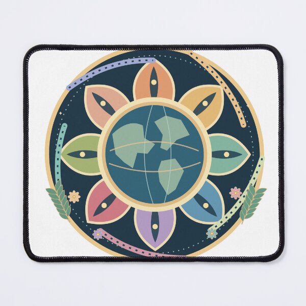Item preview, Shared Horizons – Colorful Woven World and Global Unity Mosaic designed and sold by Art Studio Shams.