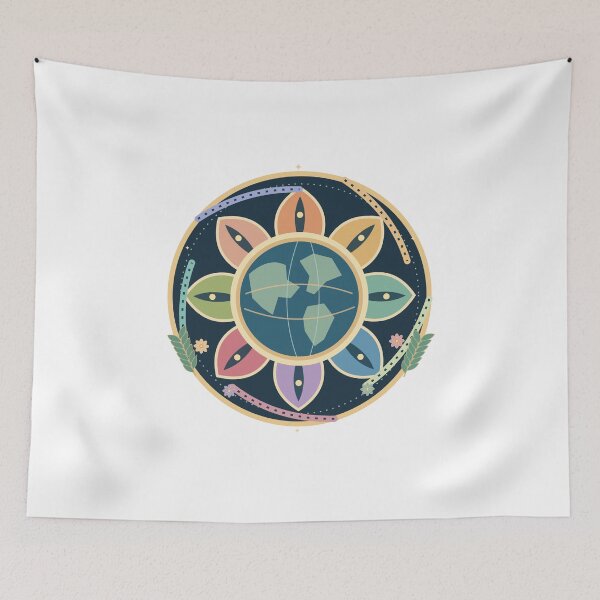 Item preview, Shared Horizons – Colorful Woven World and Global Unity Mosaic designed and sold by Art Studio Shams.