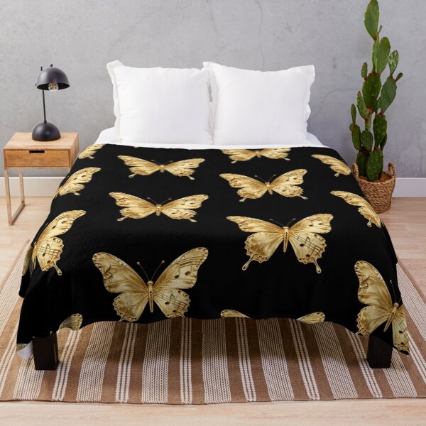Item preview, Solenne Gold Butterfly and Musical Notes designed and sold by Solenne Music.