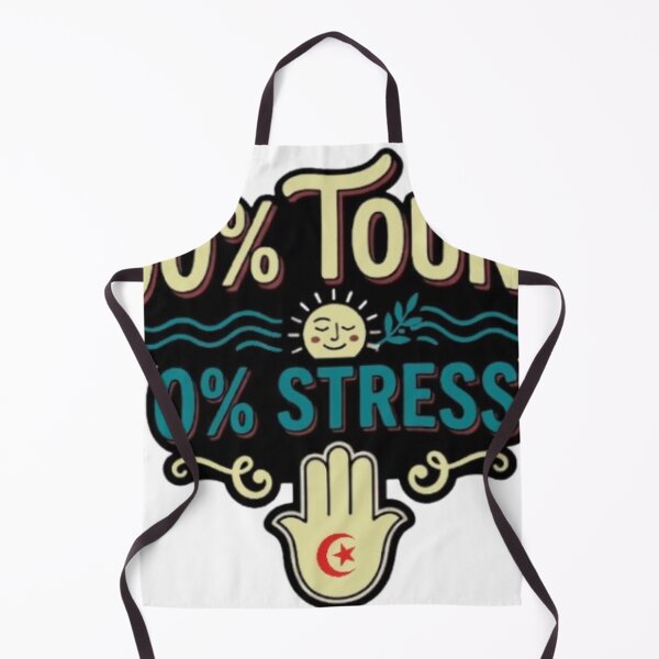 Item preview, 00% Tounsi 0% Estrés - Ropa urbana retro tunecina designed and sold by Salma.Store.