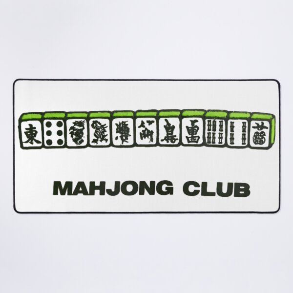 Item preview, Mahjong Club Neon Tiles designed and sold by Structure-Blue.