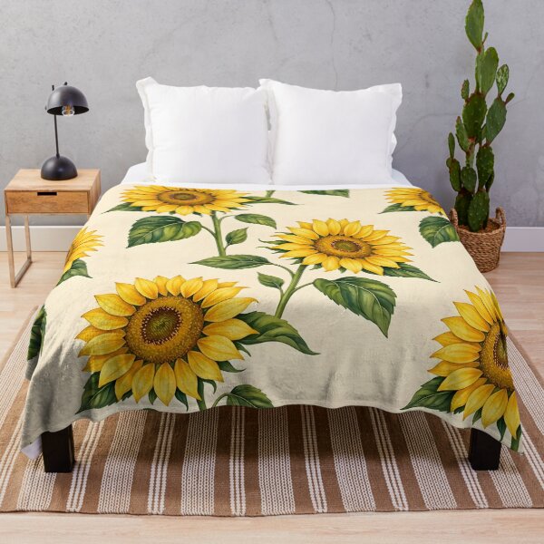 Item preview, Golden Sunflower Garden Pattern designed and sold by Sybille-Yates.