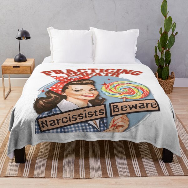 Item preview, Practicing Empath Narcissists Beware Retro Pop Art designed and sold by pulse_retail.