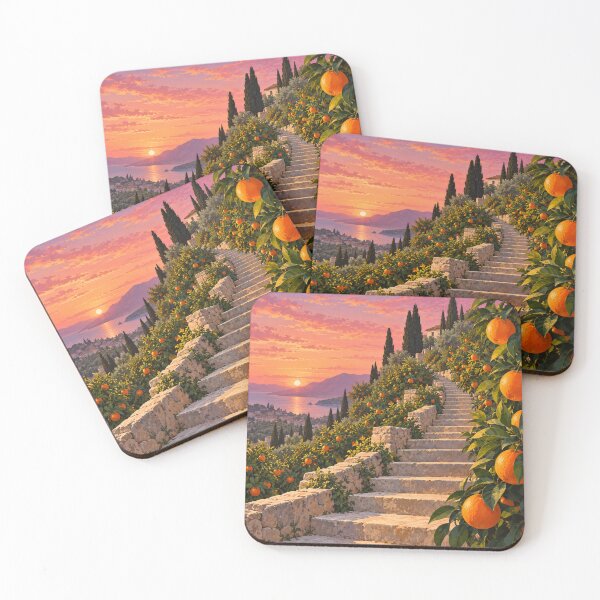 Item preview, Staircase to the Orange Grove designed and sold by DrizzyV.