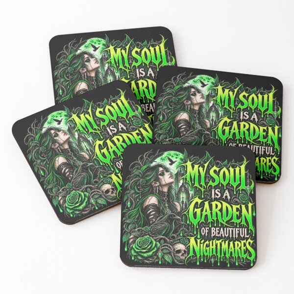 Item preview, My Soul Is A Garden Of Beautiful Nightmares designed and sold by TheInkRaven.