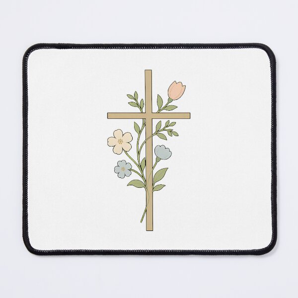 Item preview, Floral Cross Botanical Christian Faith Minimalist designed and sold by Heropkiwe.