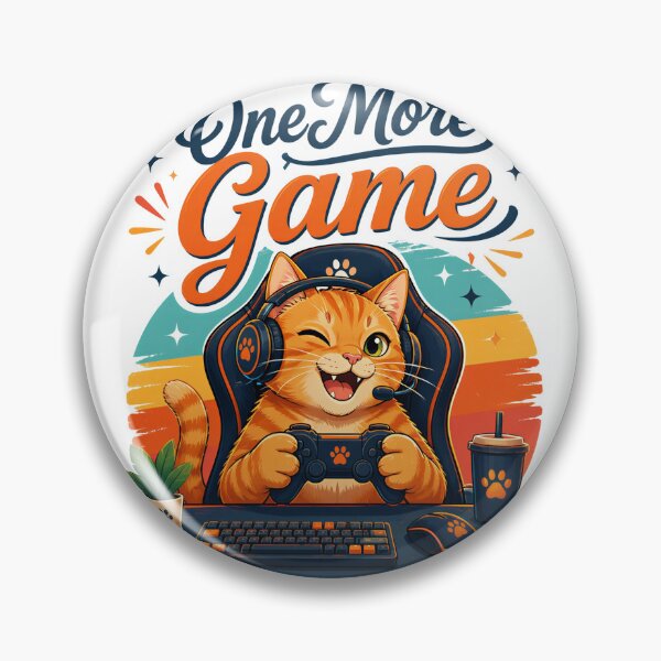 Item preview, Orange Tabby Cat – One More Game designed and sold by PurrBloom Studio.