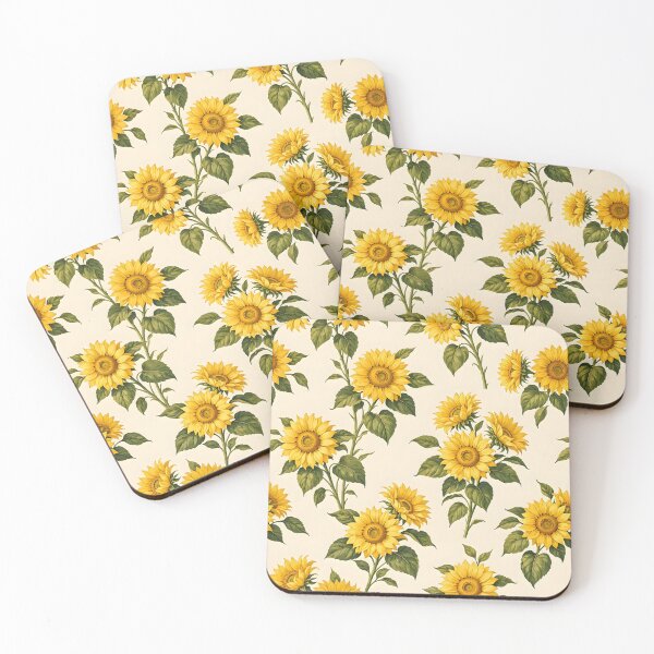 Item preview, Golden Sunflower Garden Pattern designed and sold by Sybille-Yates.