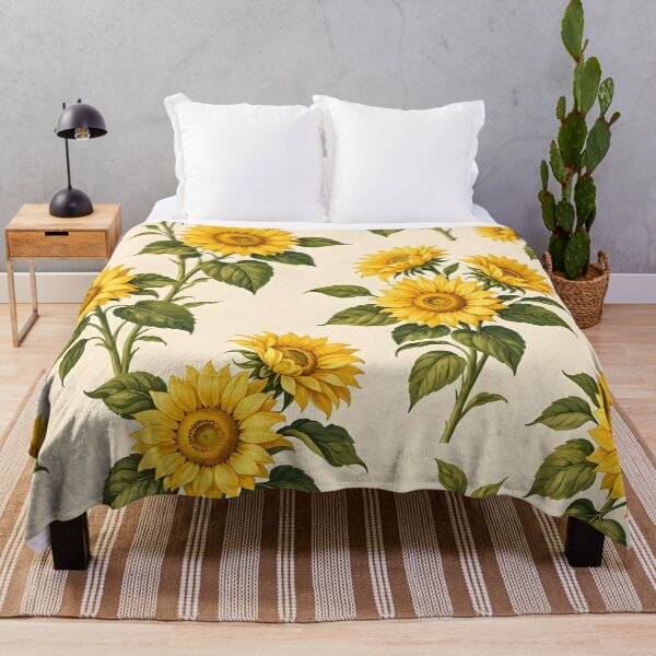 Item preview, Golden Sunflower Garden Pattern designed and sold by Sybille-Yates.