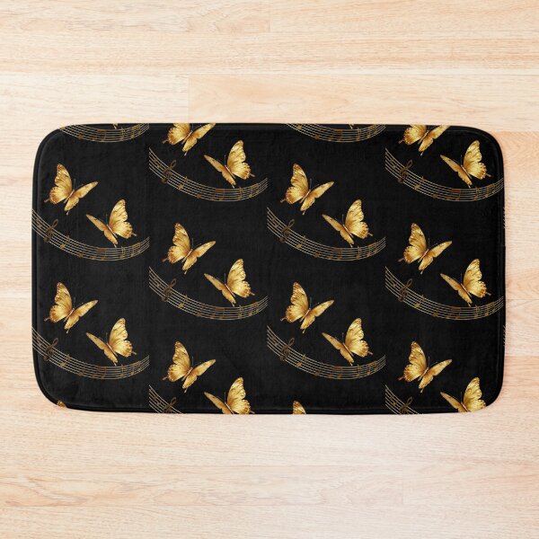 Item preview, Solenne Gold Butterfly and Musical Notes designed and sold by Solenne Music.