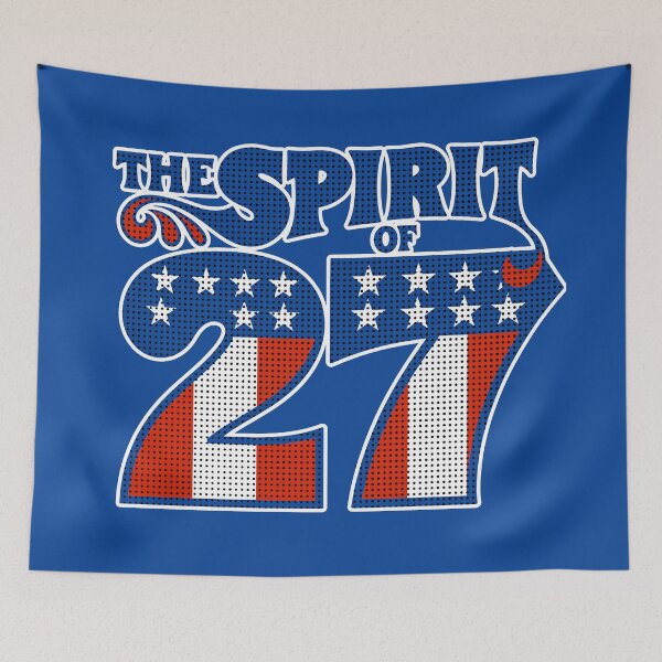 Item preview, The Spirit of ’27 – Patriotic Red White and Blue Americana Design designed and sold by Deviant Logic Design.
