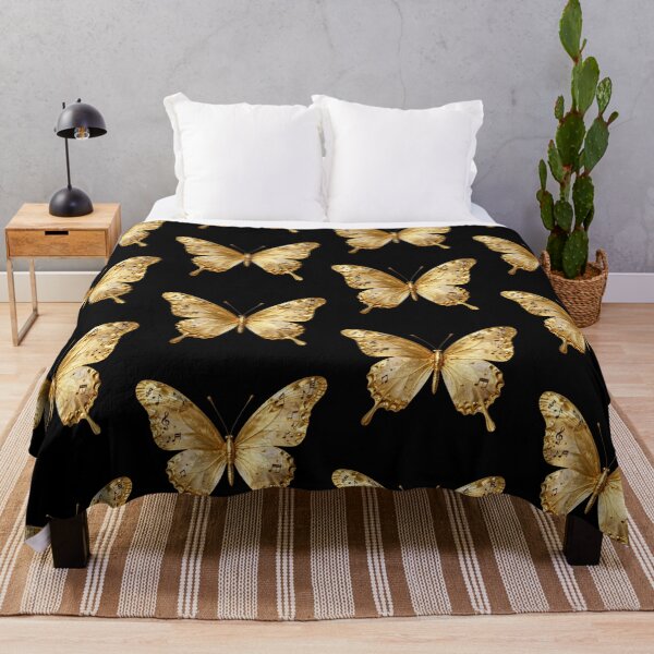 Item preview, Solenne Gold Butterfly and Musical Notes designed and sold by Solenne Music.