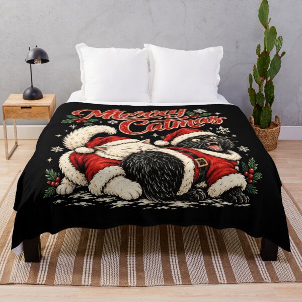 Item preview, Merry Catmas Funny Cats Biting Tail Christmas Holiday designed and sold by browning2989.