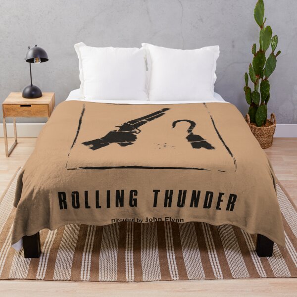 Item preview, Rolling Thunder 1977 – Neo Noir Cult Cinema Poster designed and sold by MORKINO POSTERS.