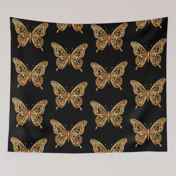 Item preview, Solenne Gold Butterfly and Musical Notes designed and sold by Solenne Music.