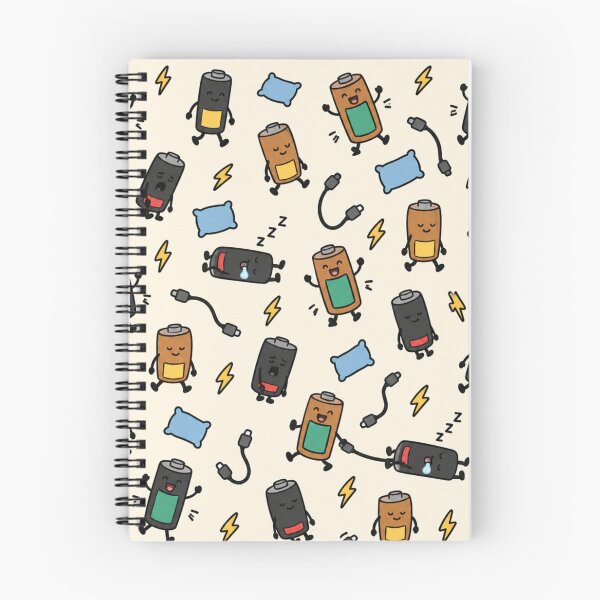 Item preview, Dead Battery Funny Pattern | Cute Batteries from Fully Charged to Fast Asleep designed and sold by DebugLab.