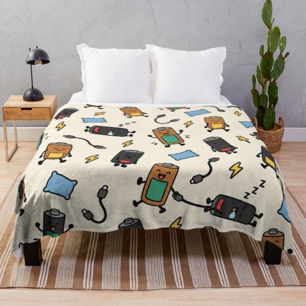 Item preview, Dead Battery Funny Pattern | Cute Batteries from Fully Charged to Fast Asleep designed and sold by DebugLab.