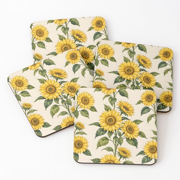 Item preview, Golden Sunflower Garden Pattern designed and sold by Sybille-Yates.