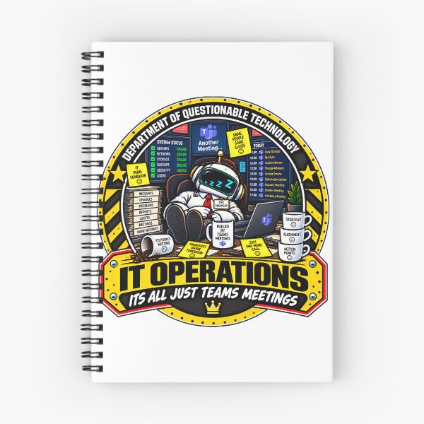 Item preview, Department of Questionable Technology Operations Management Humorous Design designed and sold by mohamede123simo.