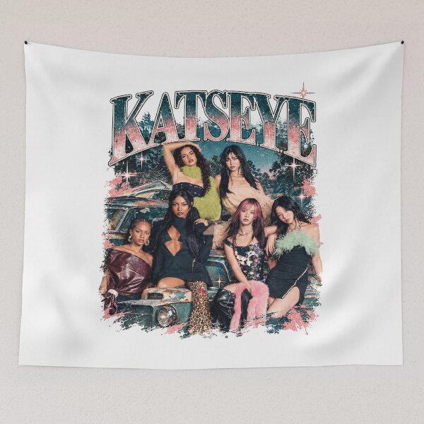 Item preview, KATSEYE Girls 2026, World Tour, Kpop Girl Group, Eyekon Concert designed and sold by BlackHardTattoo.