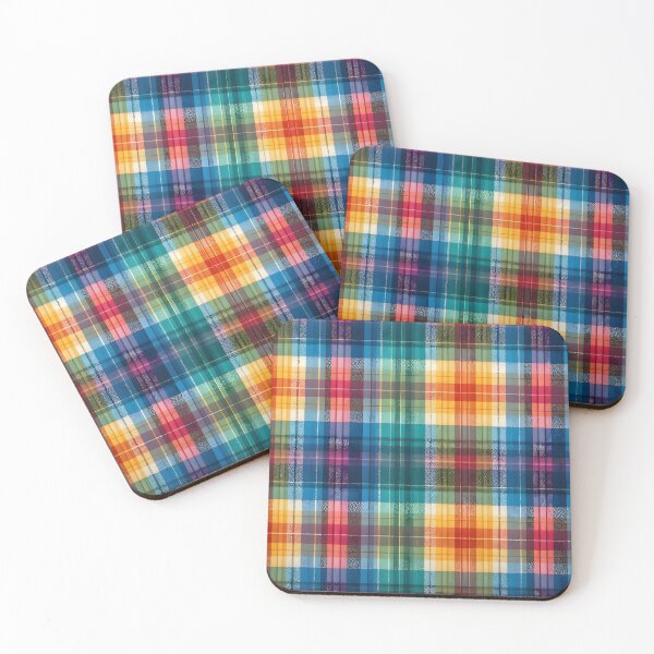 Item preview, Rainbow Plaid Check Pattern designed and sold by Sybille-Yates.