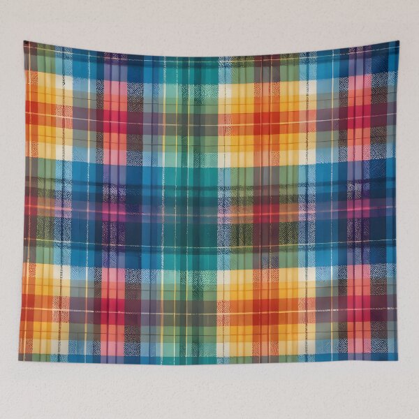 Item preview, Rainbow Plaid Check Pattern designed and sold by Sybille-Yates.