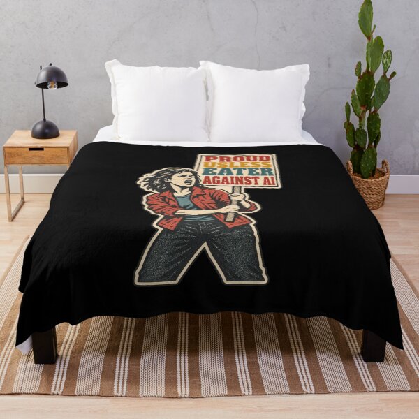 Artikelvorschau, Proud Useless Eater Against AI (AI PROTEST) entworfen und verkauft von lovewhatyoudo.