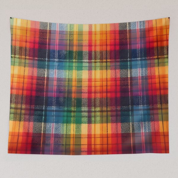 Item preview, Rainbow Plaid Check Pattern designed and sold by Sybille-Yates.