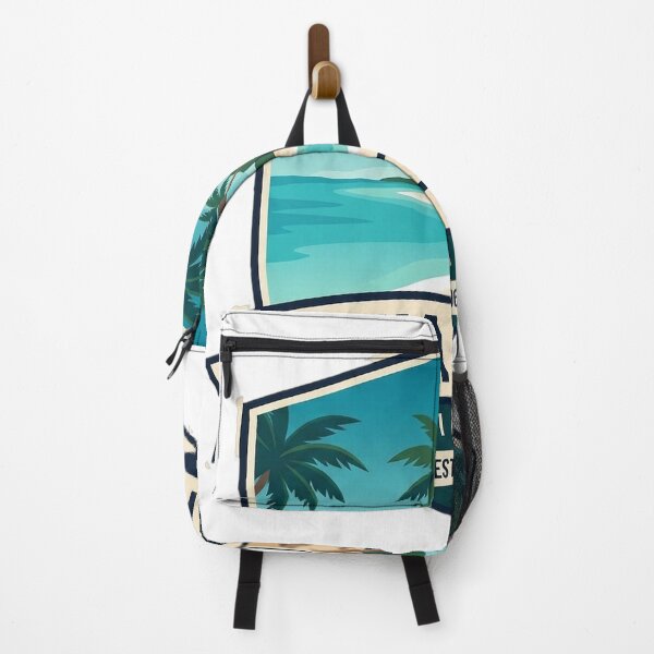 Item preview, Bahia Honda Florida Palm Beach Shield Badge Sticker designed and sold by DetourDgn.