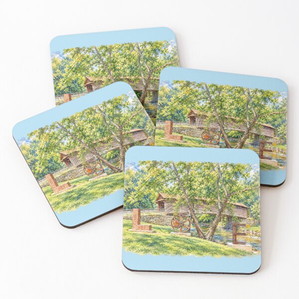 Item preview, Humpback Covered Bridge - watercolor designed and sold by gotucoveredart.