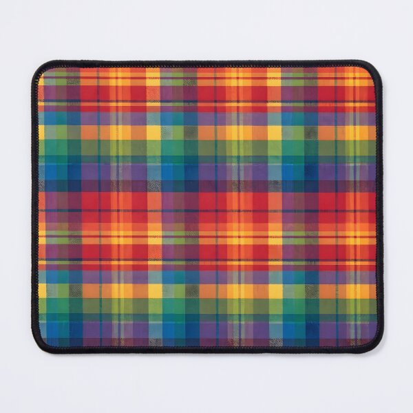 Item preview, Rainbow Plaid Check Pattern designed and sold by Sybille-Yates.