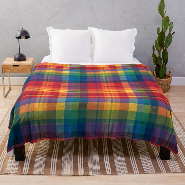 Item preview, Rainbow Plaid Check Pattern designed and sold by Sybille-Yates.