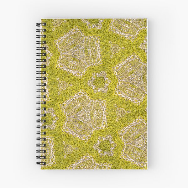 Item preview, Lime Green Psychedelic Kaleidoscope - Abstract Grass Mandalas designed and sold by QRUASEL.