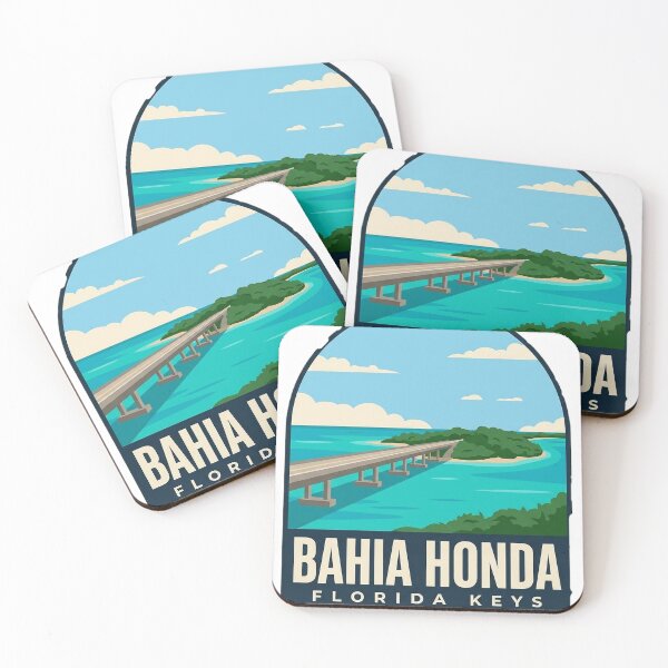 Item preview, Bahia Honda Florida Overseas Highway Arch Badge Sticker designed and sold by DetourDgn.